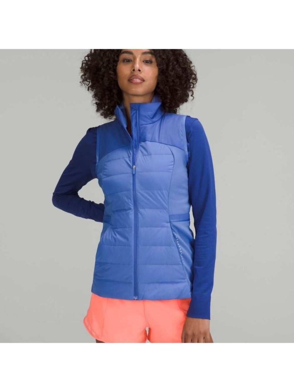 Lululemon Down for It All Vest Wild Indigo